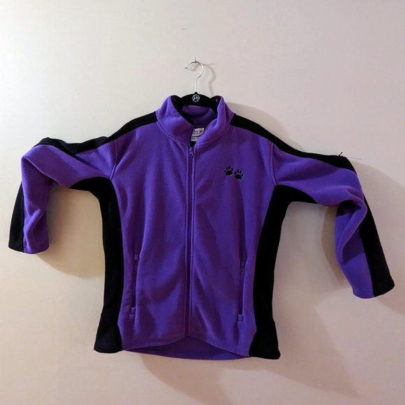 Animal Rescue Site Soft Purple Fleece Full Zip Jacket - Size L - Used - Picture 1 of 3